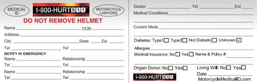 Medical ID Card